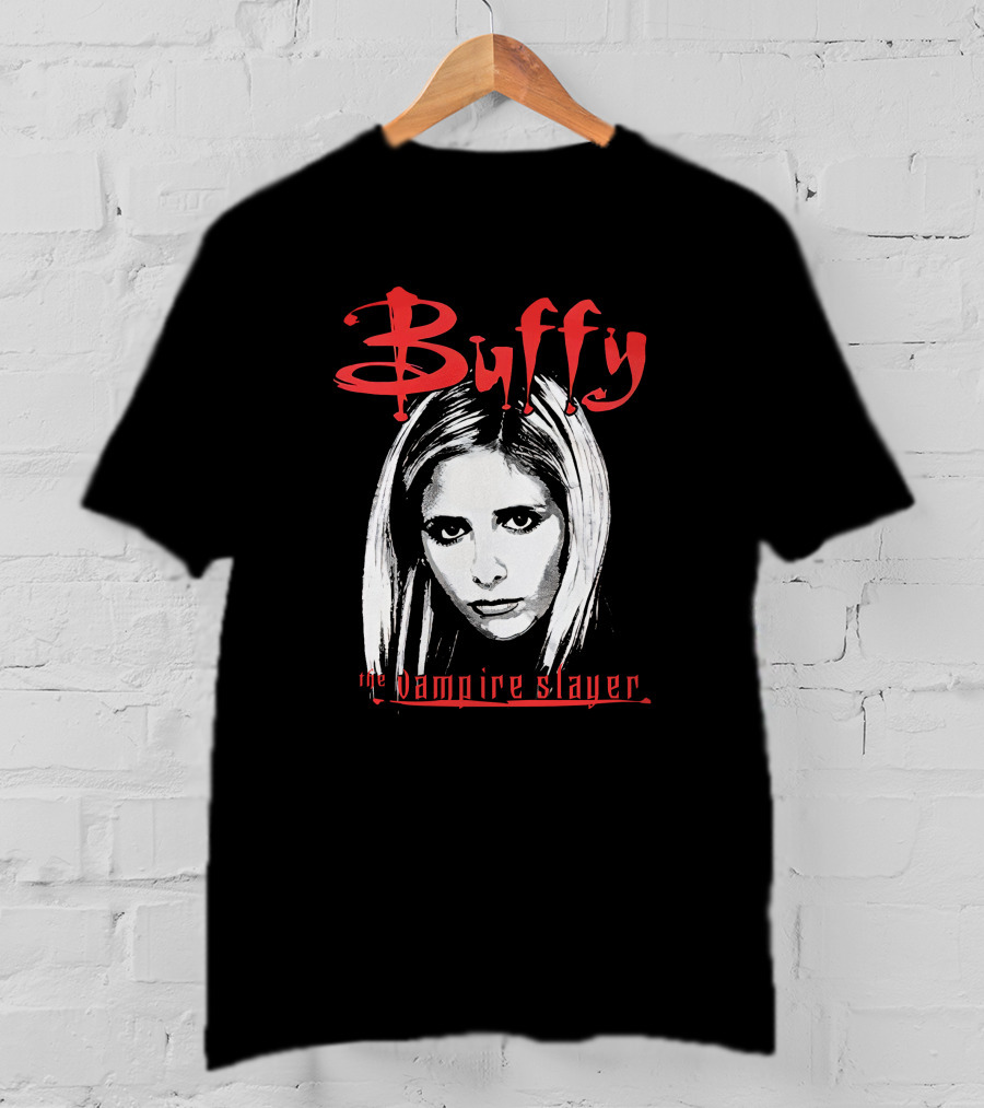 Buffy The Vampire Slayer Buffy Vampire Slayer Face Iconic Show T-Shirt