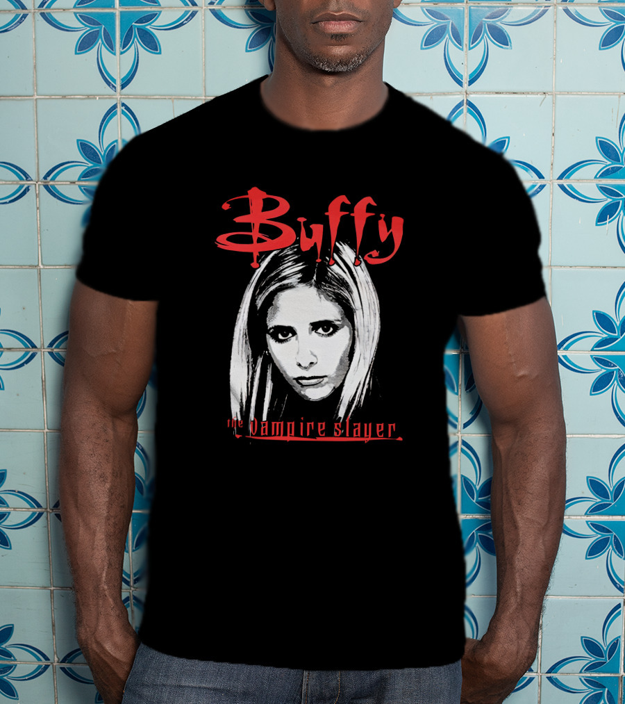 Buffy The Vampire Slayer Buffy Vampire Slayer Face Iconic Show T-Shirt