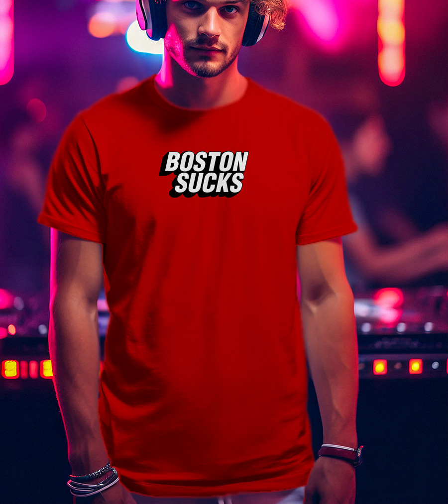 Ny Post Shop Boston Sucks T-Shirt