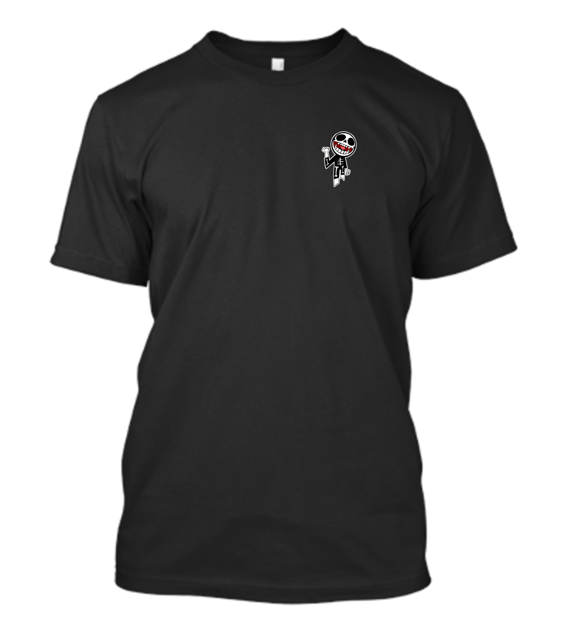 Gorillaz Store Bonesy Pocket Skeleton Character T-Shirt