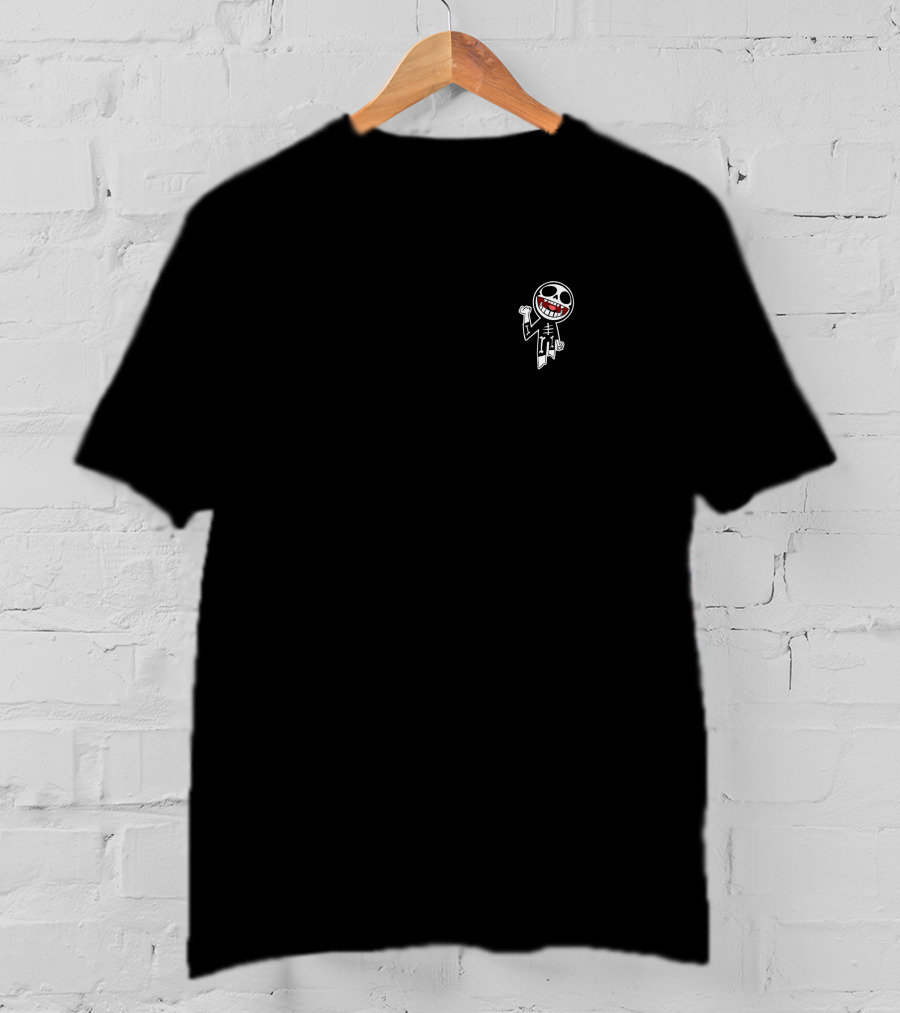 Gorillaz Store Bonesy Pocket Skeleton Character T-Shirt
