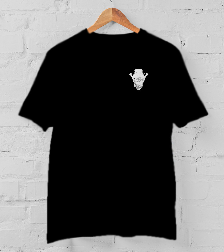 Wicked Bone Club Hound Skull T-Shirt