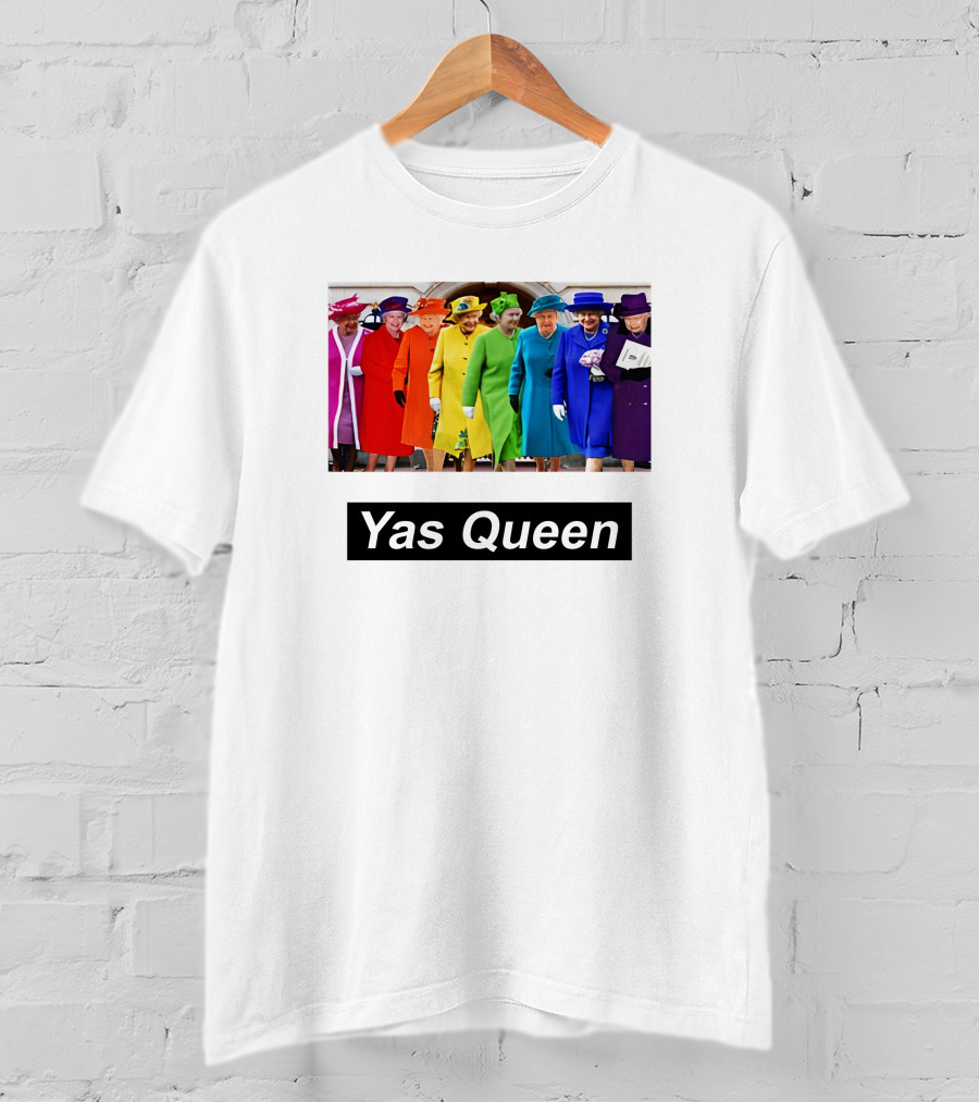 Yas Queen Rainbow Fashion T-Shirt