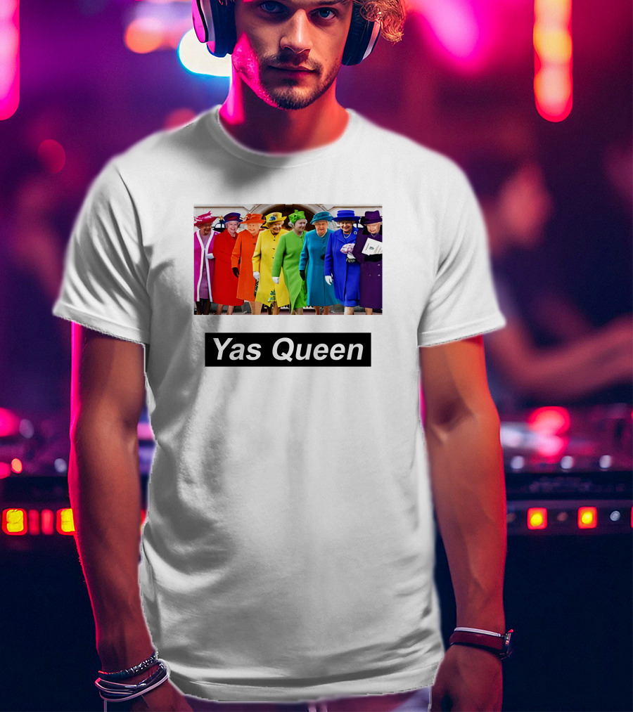Yas Queen Rainbow Fashion T-Shirt