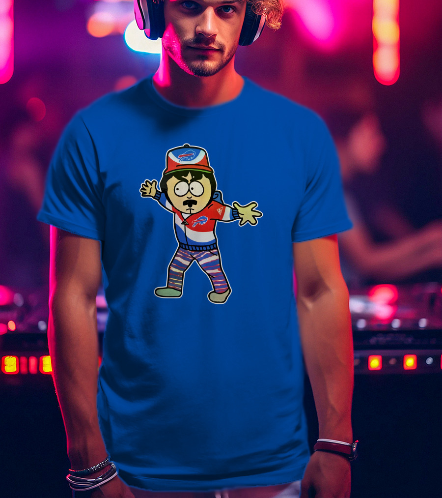 Ryan Johnson Buffalo Bills Inspired Cartoon Character T-Shirt