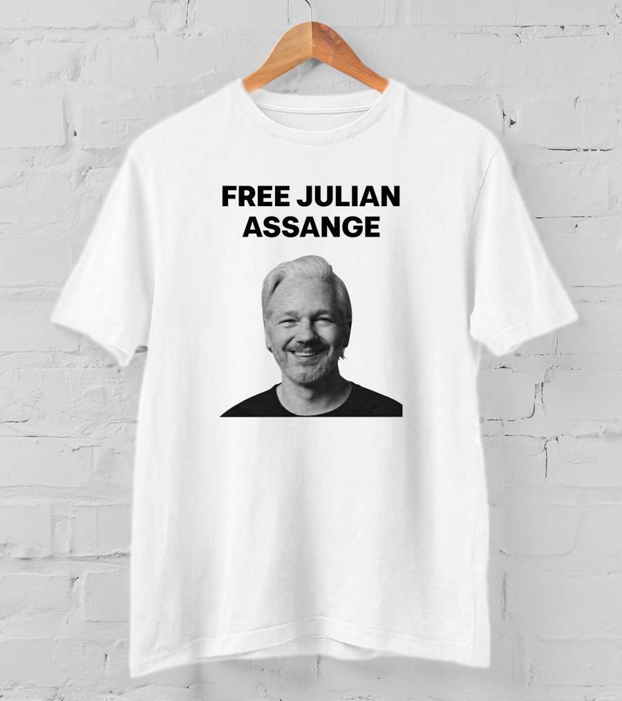 Free Julian Assange Protest Wikileaks Shop T-Shirt