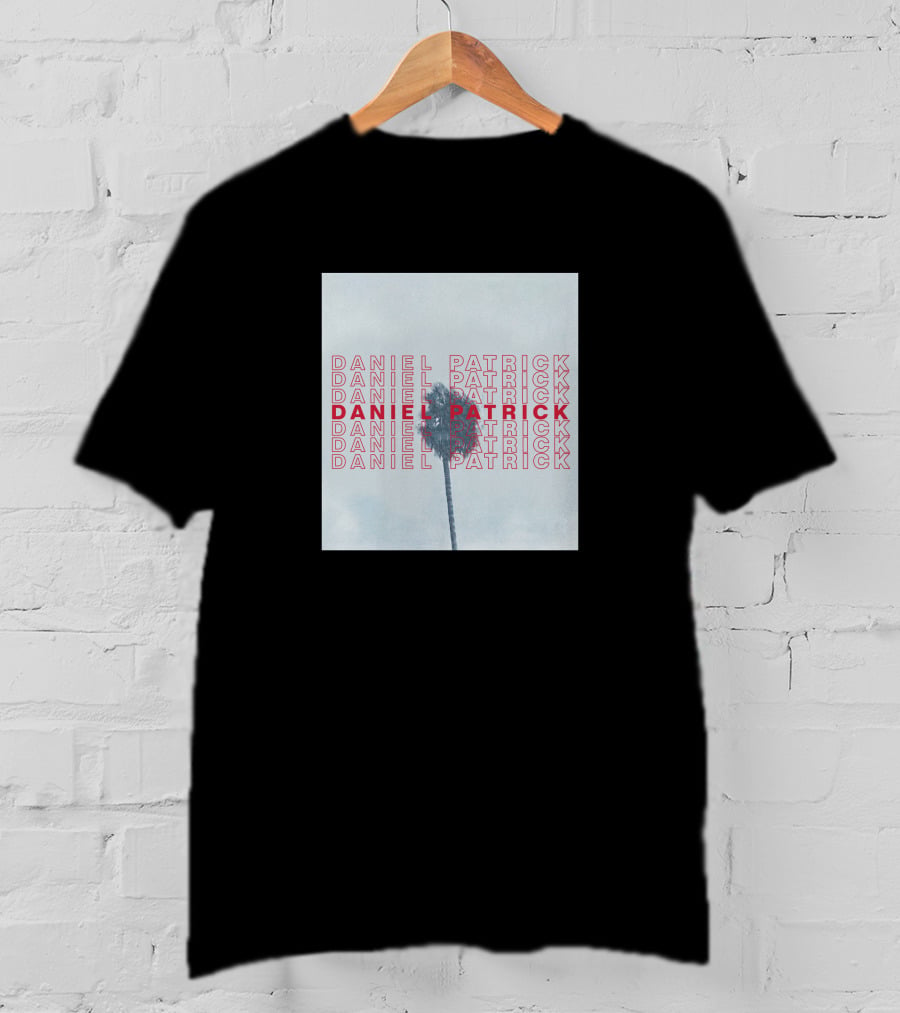 Daniel Patrick La Palm Iconic Typography Palm Tree T-Shirt