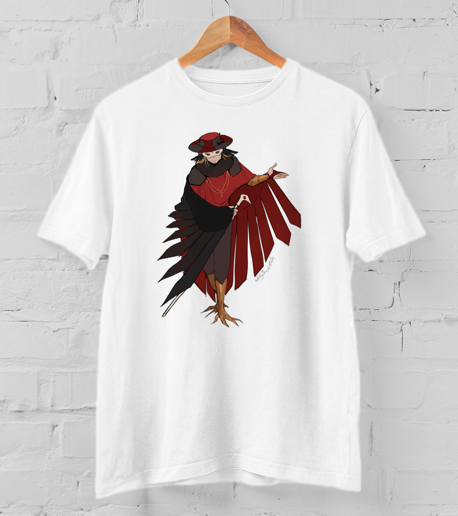 Wolfythewitch Philza Red Raven Aesthetic Fan T-Shirt