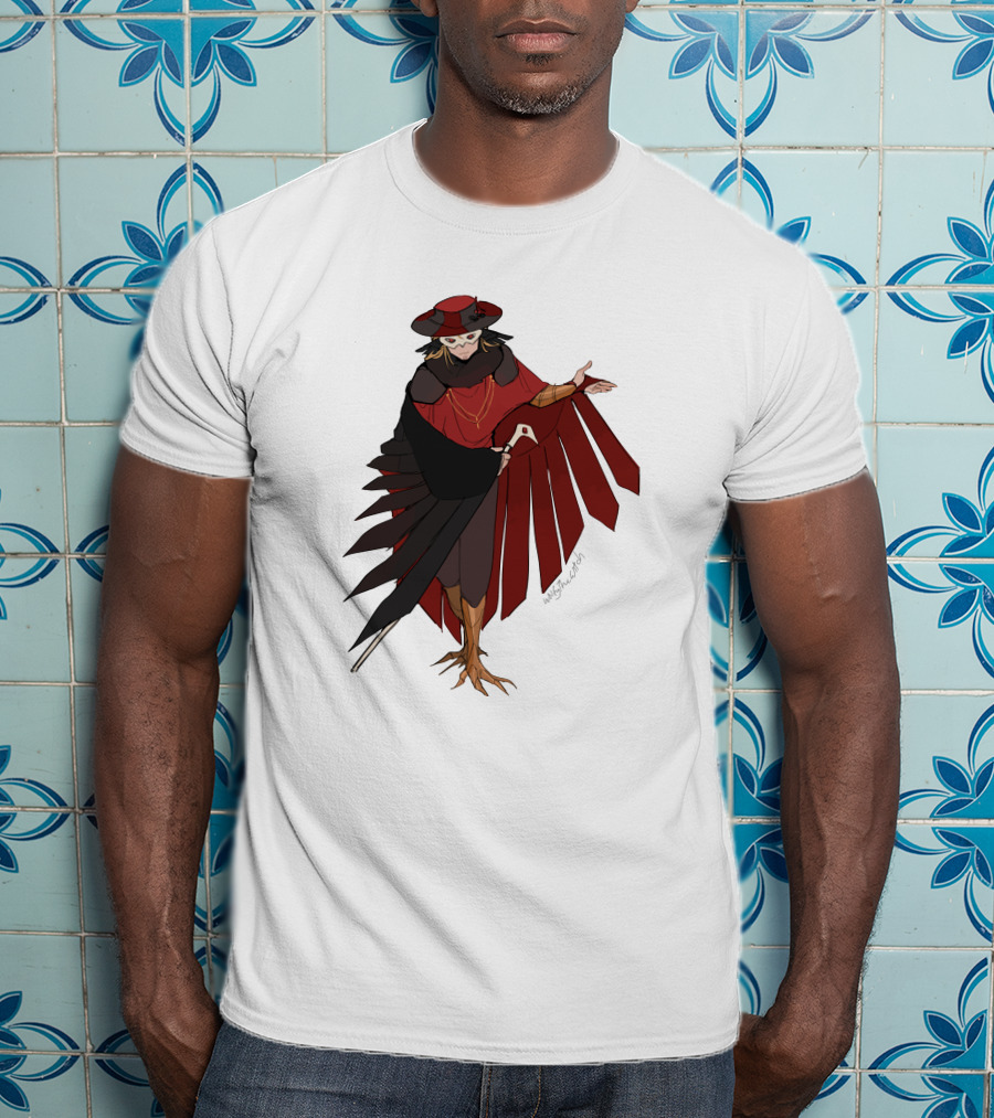 Wolfythewitch Philza Red Raven Aesthetic Fan T-Shirt