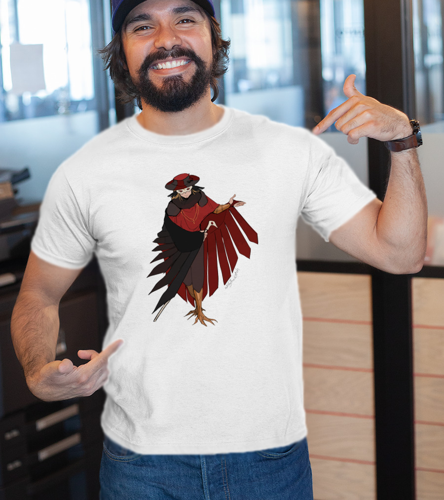 Wolfythewitch Philza Red Raven Aesthetic Fan T-Shirt