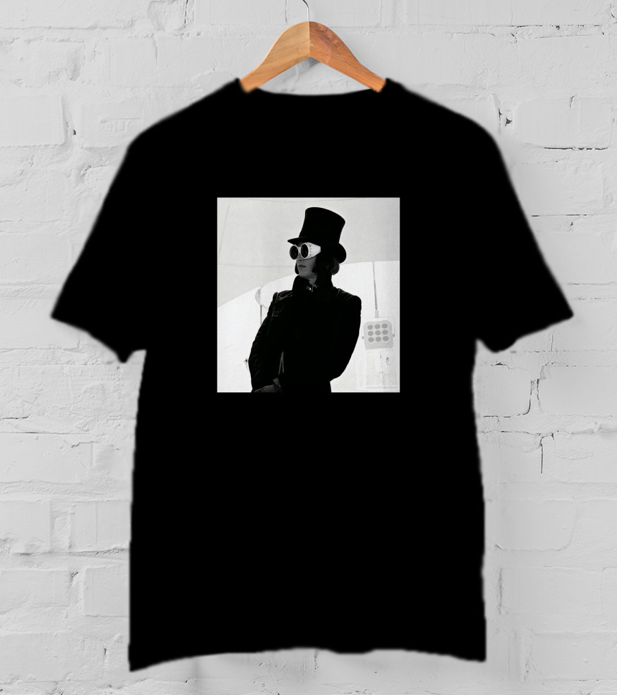 Badr Hari Willy Wonka Black And White Top Hat Sunglasses T-Shirt