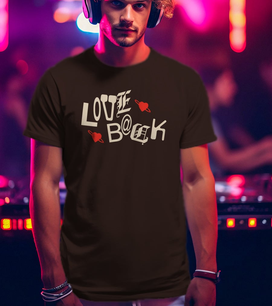 Why Don't We Merch Love Back Cupid Hearts T-Shirt