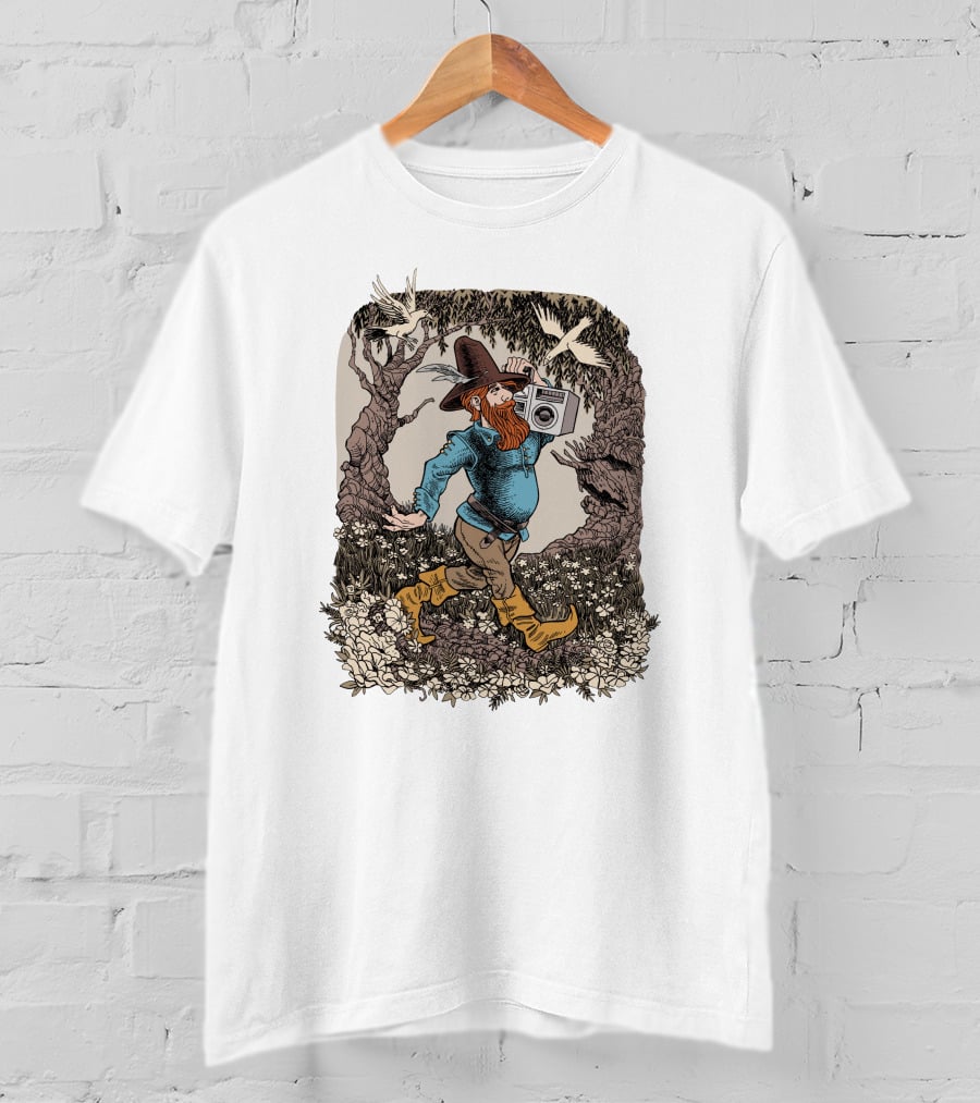 Tugboat Captain Dave Jolly Tom Adventure In The Enchanted Forest T-Shirt