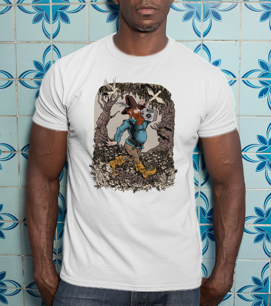 Tugboat Captain Dave Jolly Tom Adventure In The Enchanted Forest T-Shirt