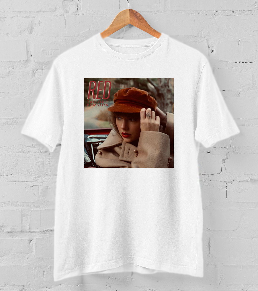 RED Taylor's Version Album Cover The Swift Society T-Shirt