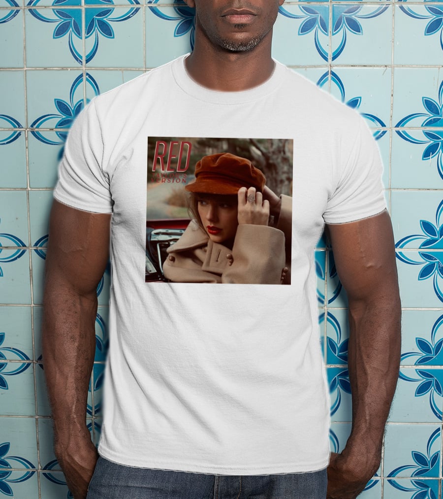 RED Taylor's Version Album Cover The Swift Society T-Shirt