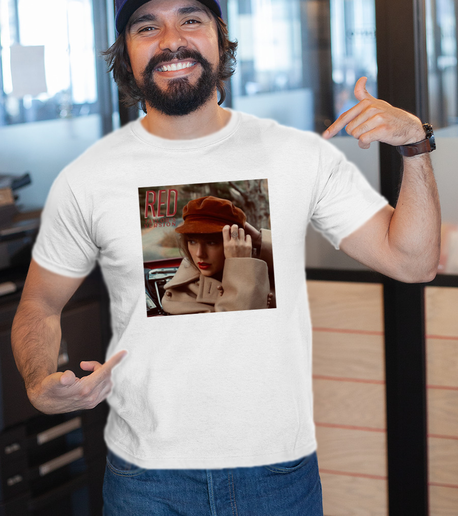 RED Taylor's Version Album Cover The Swift Society T-Shirt