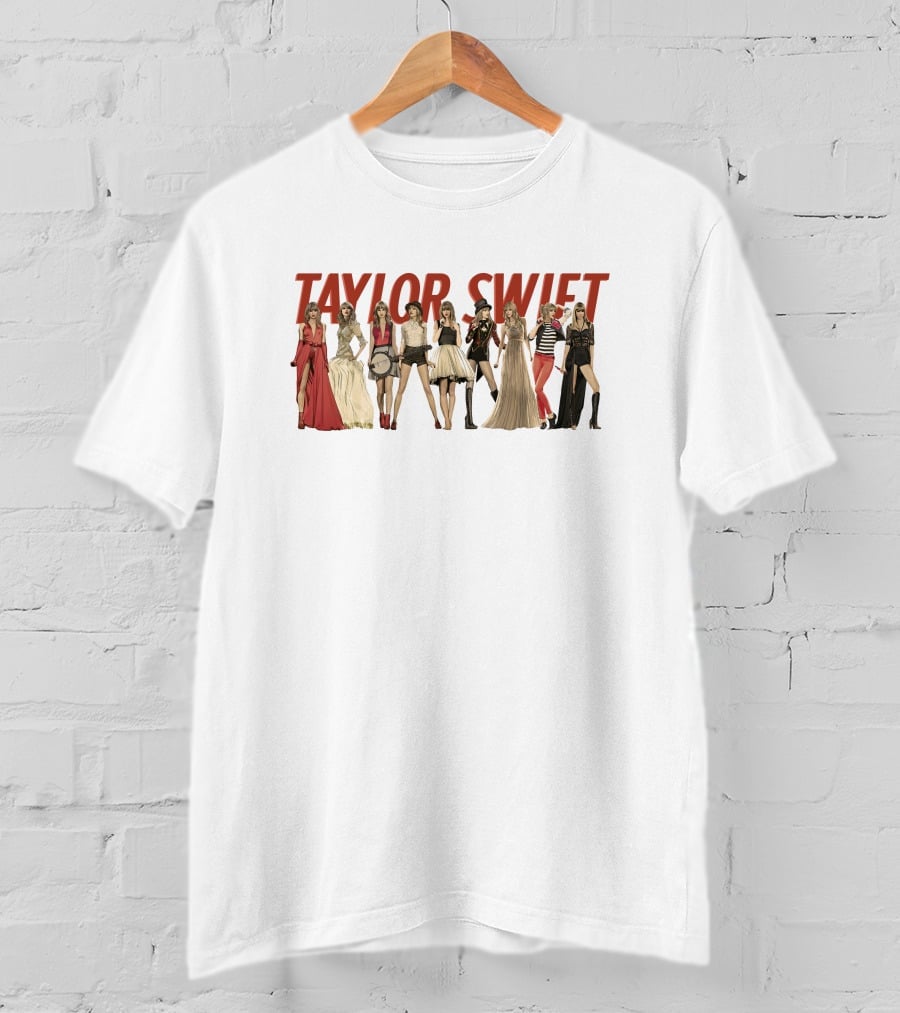 Taylor Swift Red Taylor's Version Eras Outfits T-Shirt