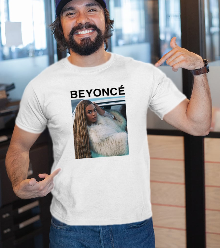 Beyoncé In Fur Coat Looking Powerful T-Shirt