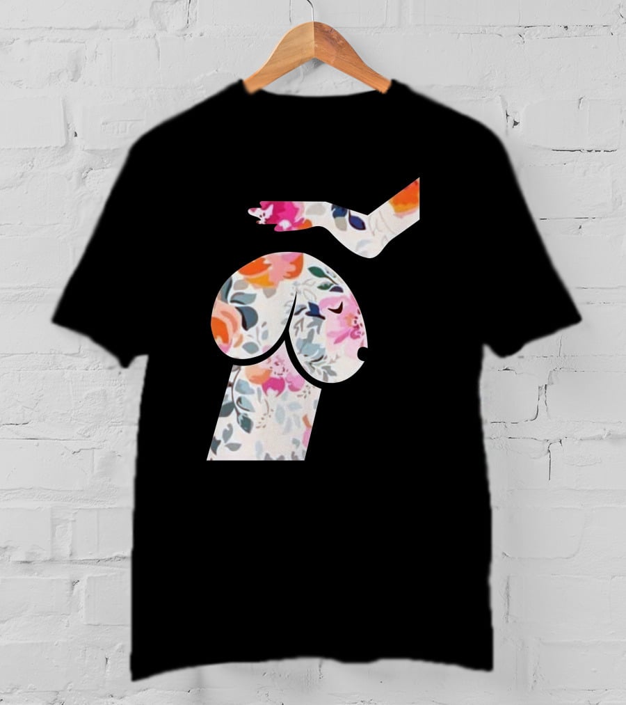 A Perfect Dog Lovers Floral T-Shirt