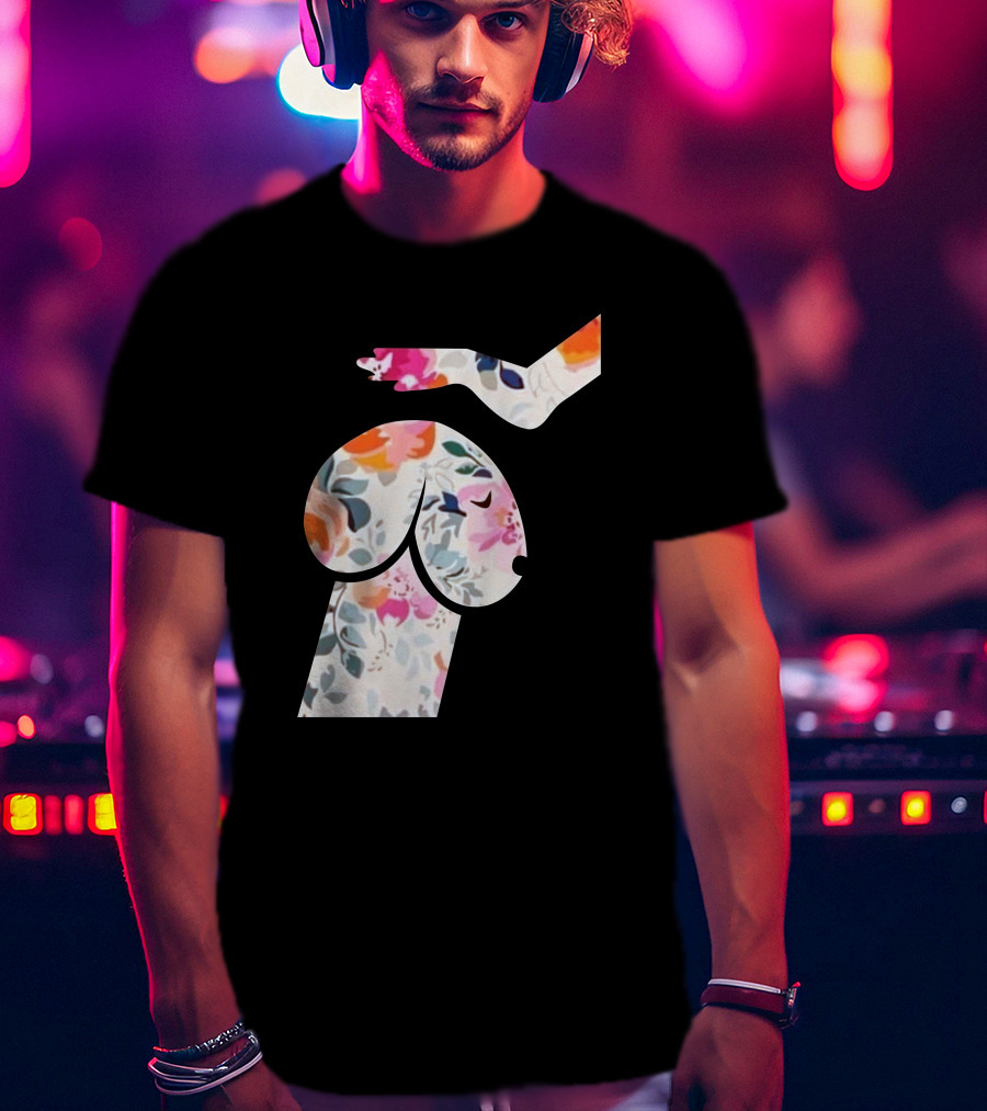 A Perfect Dog Lovers Floral T-Shirt