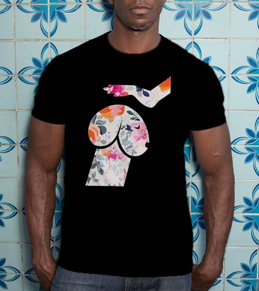 A Perfect Dog Lovers Floral T-Shirt