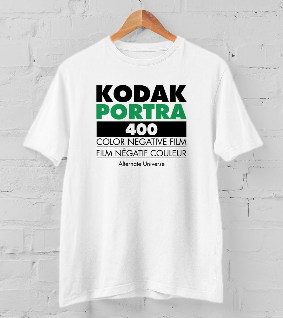 KODAK PORTRA 400 Color Negative Film Alternate Universe T-Shirt