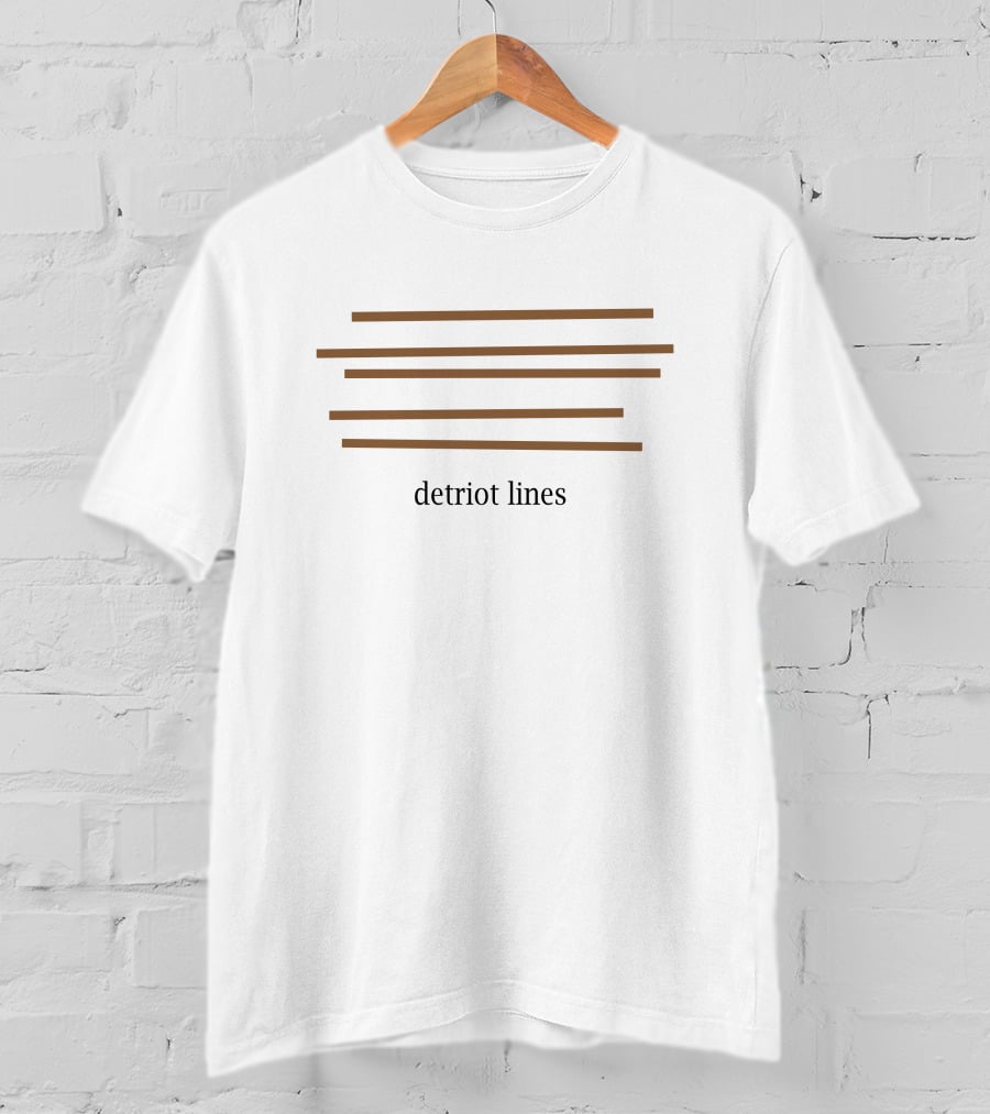 Emily Zugay Detroit Lines Detriot Lions T-Shirt