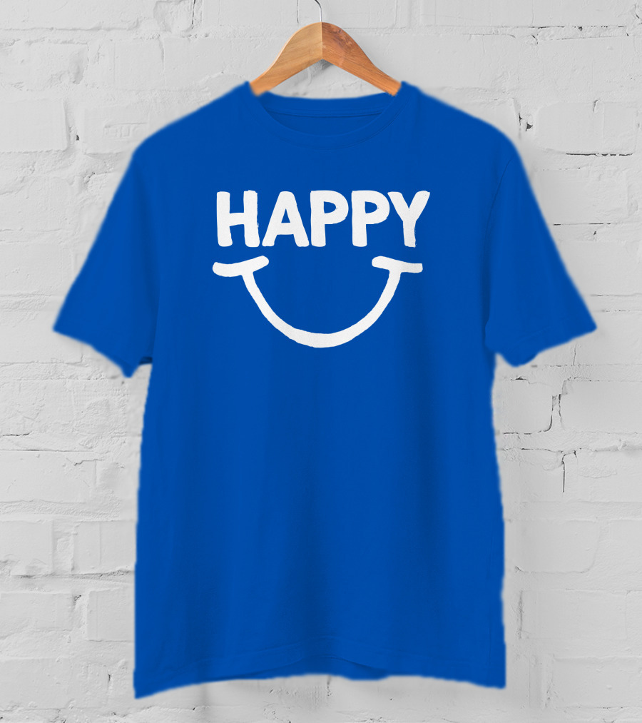 Tommo Robbo Happy Smile Blue T-Shirt