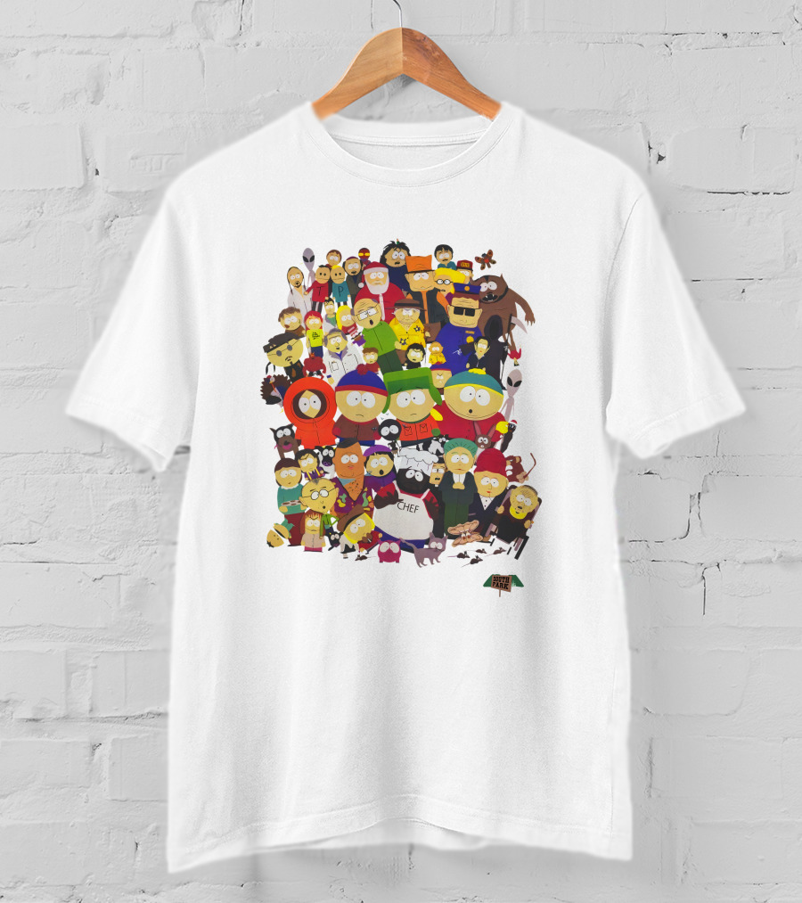 South Park Characters Collection Featuring Iconic Cast And Classic Figures T-Shirt