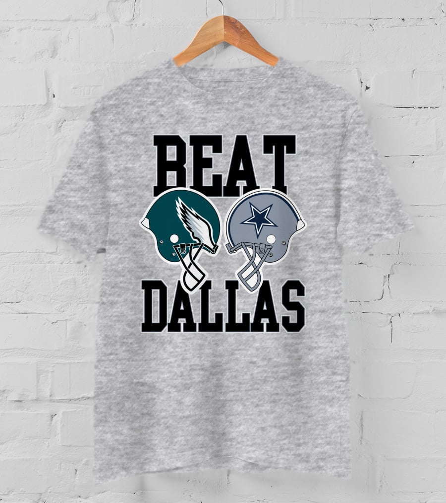 Nick Sirianni Beat Dallas Eagles Helmet Showdown T-Shirt