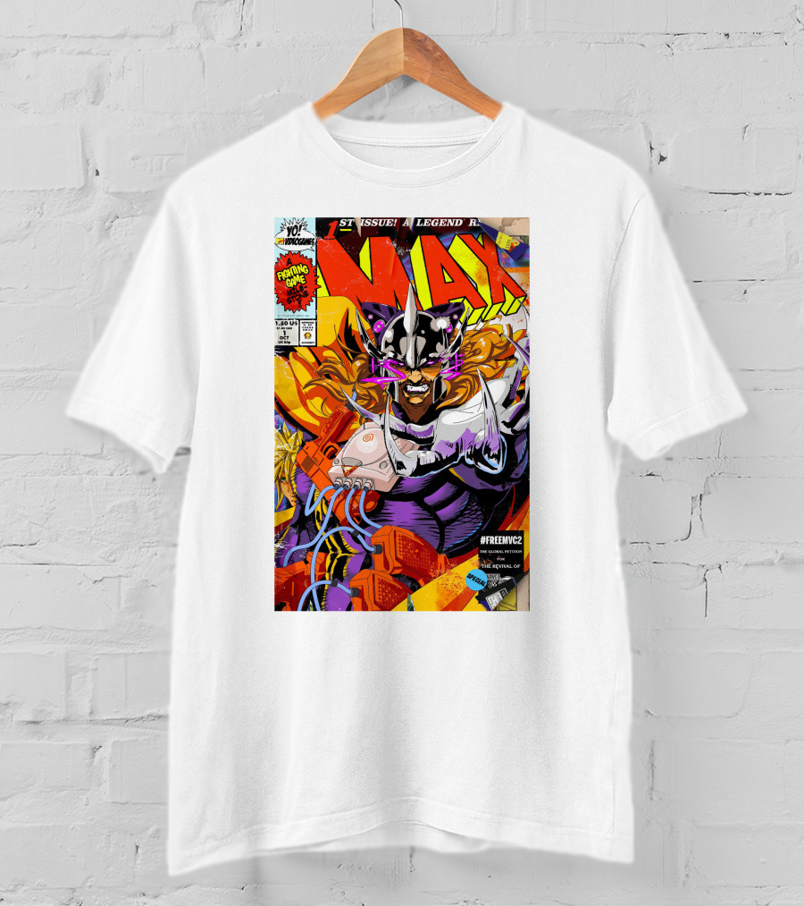Freemvc2 The Scrubl0rd MAX Fighting Game Legend Comic T-Shirt