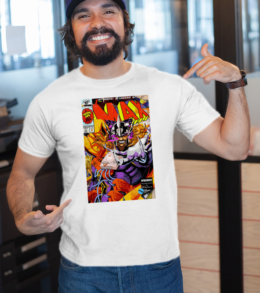 Freemvc2 The Scrubl0rd MAX Fighting Game Legend Comic T-Shirt