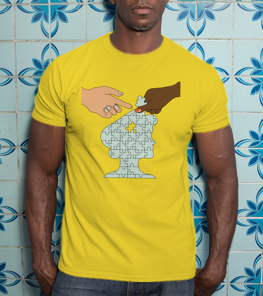 The Philanthropy Boys Club In Her Words Puzzle Head Collaboration T-Shirt