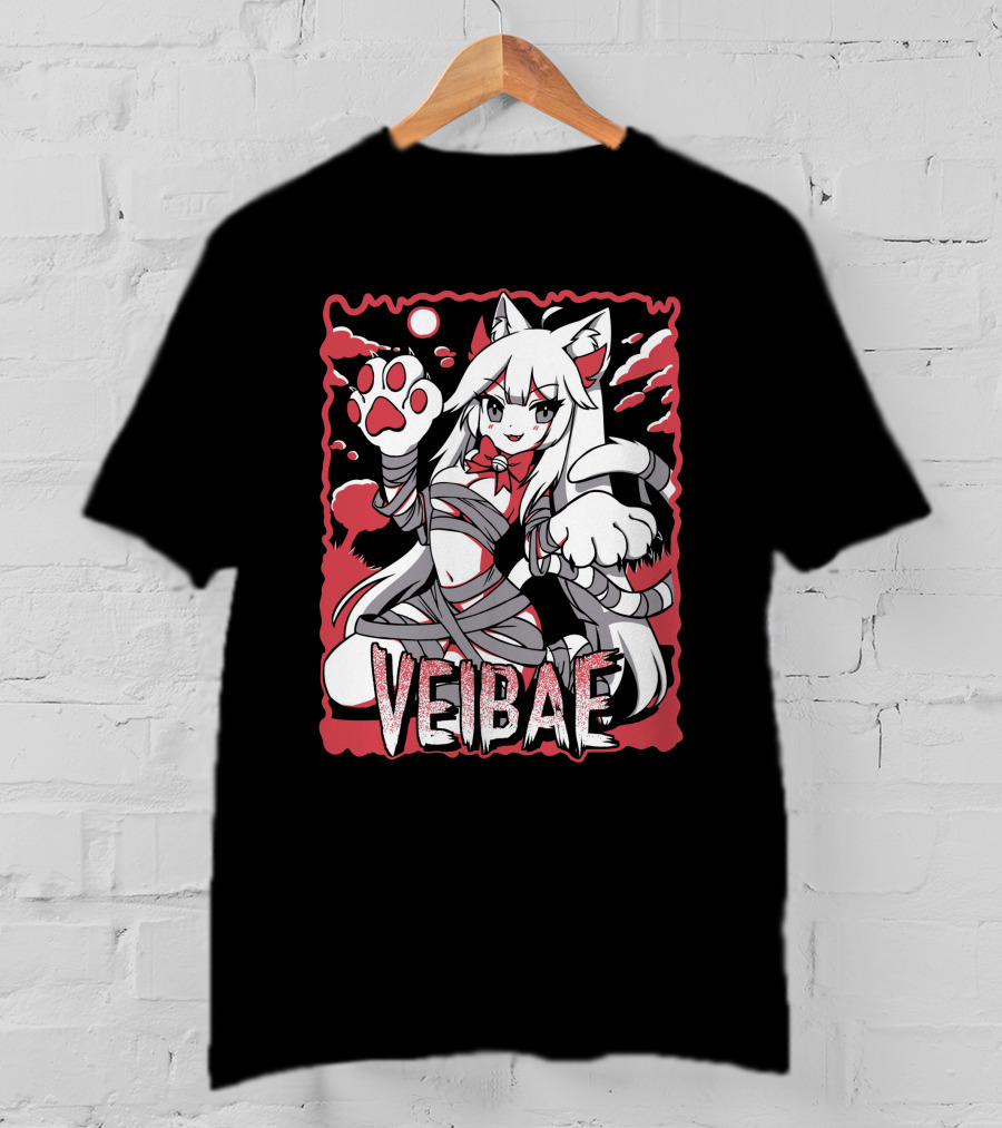 Lyn Veibae Halloween Paws Vtuber T-Shirt
