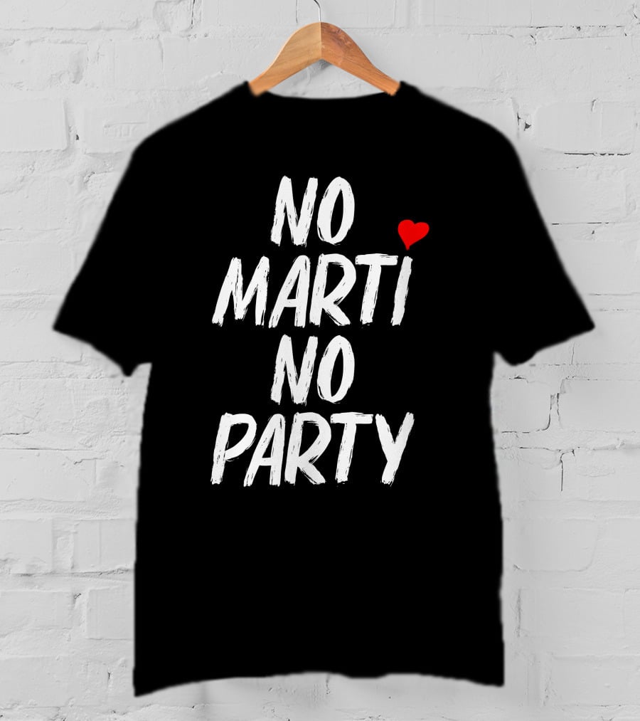 No Marti No Party Marti Pellow Reveals New T-Shirt