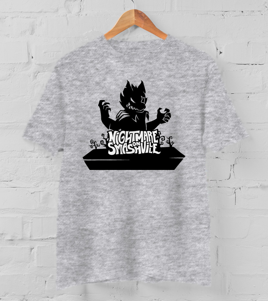 Nightmare On Smashville Werewolves Halloween T-Shirt
