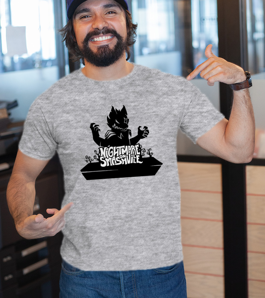 Nightmare On Smashville Werewolves Halloween T-Shirt