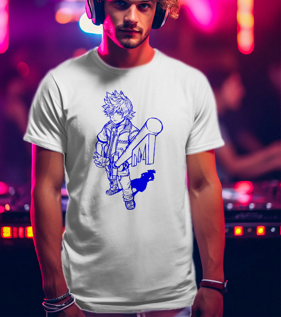 Nairda GS Sora Keyblade Kingdom Hearts Fan T-Shirt