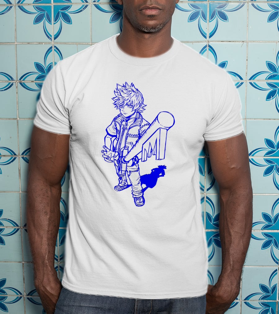 Nairda GS Sora Keyblade Kingdom Hearts Fan T-Shirt