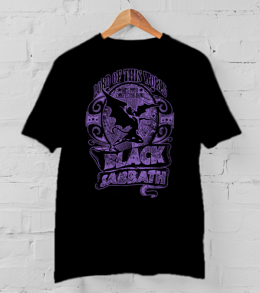 Lord Of This World Black Sabbath See Your Confessor Now T-Shirt