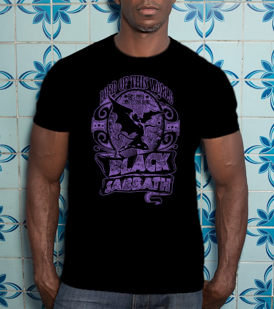 Lord Of This World Black Sabbath See Your Confessor Now T-Shirt