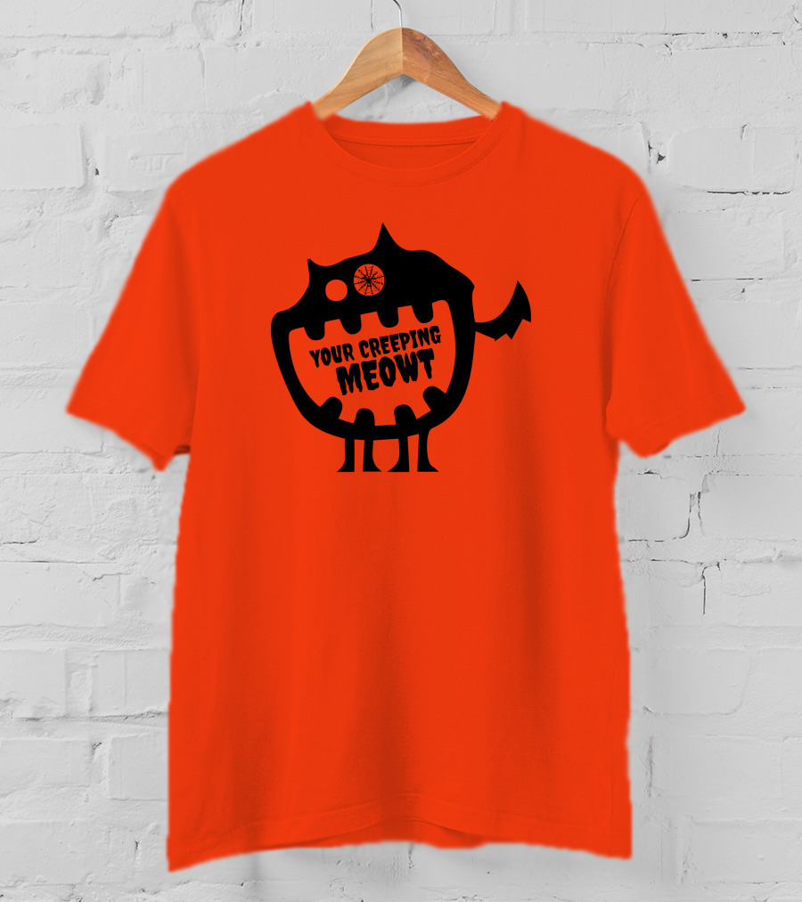 Funcky Designs Your Creeping Meowt Cat T-Shirt