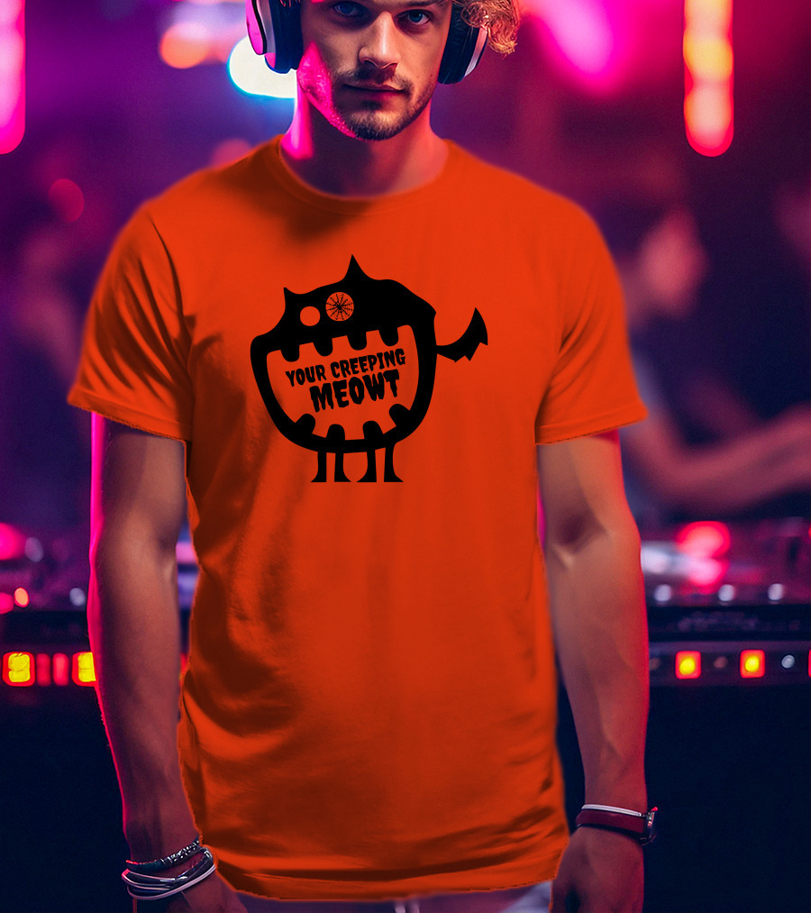 Funcky Designs Your Creeping Meowt Cat T-Shirt