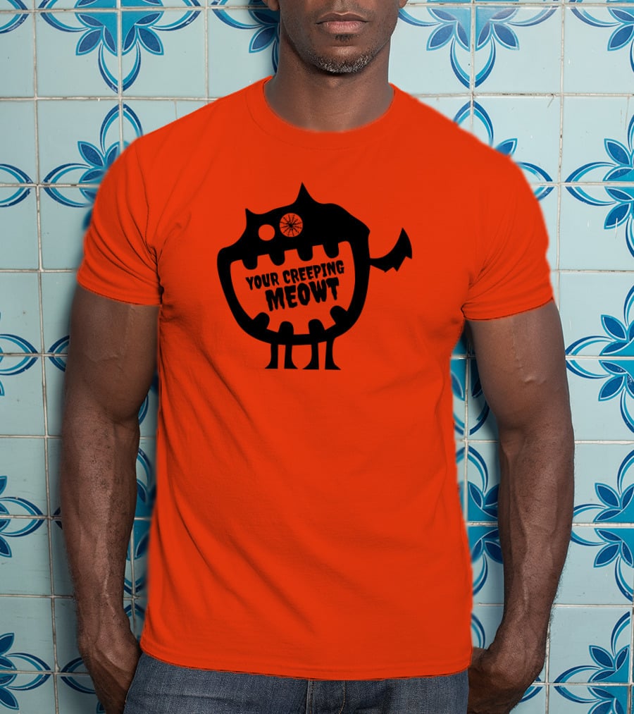 Funcky Designs Your Creeping Meowt Cat T-Shirt