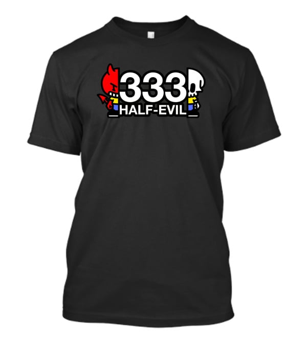 Kadence Dope Cat Demon Skull 333 Half Evil T-Shirt
