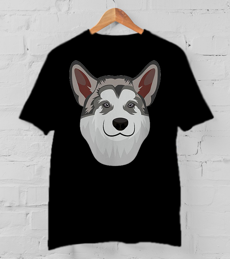 Alaskan Malamute Face T-Shirt