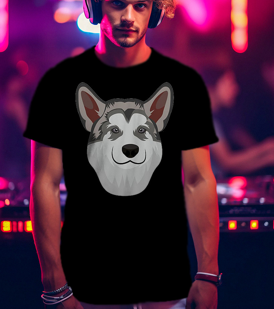 Alaskan Malamute Face T-Shirt