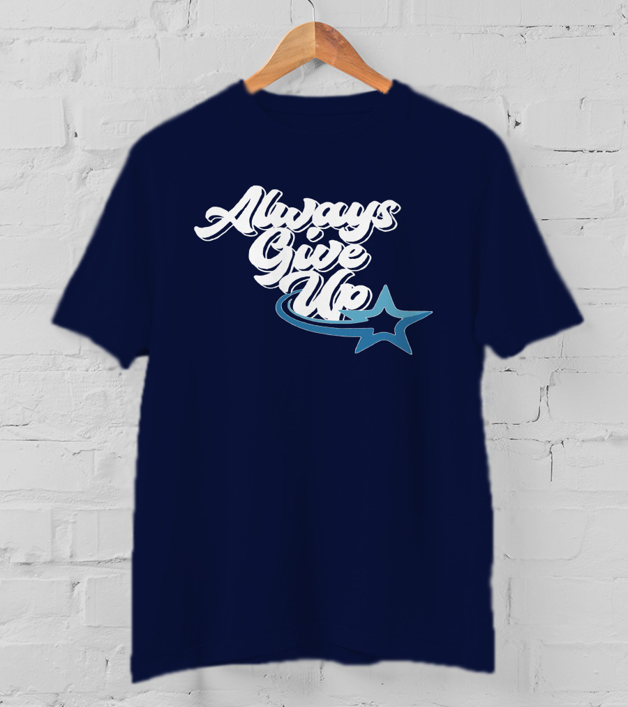 Always Give Up Star Swoosh T-Shirt