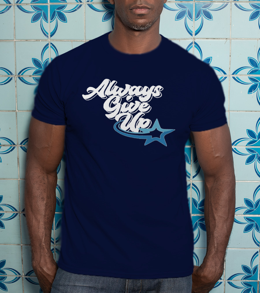 Always Give Up Star Swoosh T-Shirt